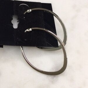 Silver Hoops